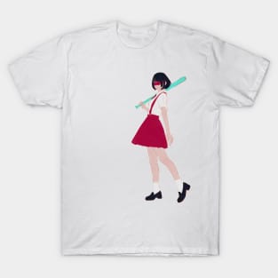 blind baseball girl T-Shirt